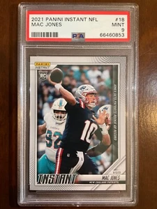 2021 Panini Instant (9/12/21) — Mac Jones — ROOKIE — MINT PSA 9 — pop 10 - Picture 1 of 3