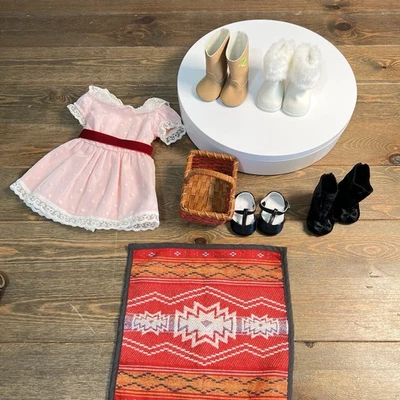 American Girl Doll Authentic Dresses , Shoes Accessories Lot - Image 1 of 4