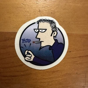 Vintage 90er Flip Skateboards "Beatnik Clifford / Rune Glifberg" Sticker - Bild 1 von 3
