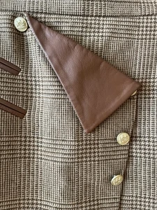 Holland Cooper Rare Tawny Wool Tweed Skirt UK 10 - Picture 1 of 5