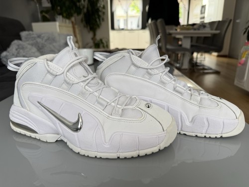 Taglia 10 Nike Air Max Penny 1 bianco metallizzato