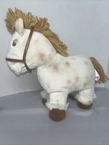 VINTAGE 1984 COLECO CABBAGE PATCH KIDS SPOTTED WHITE SHOW HORSE PONY - Picture 1 of 13