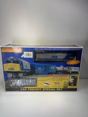 Rail King Ready To Run Set CSX Freight Special Runs Great New Battery - Image 1 of 4