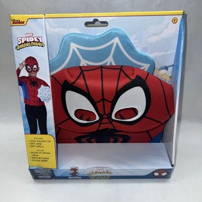 Marvel Spidey y sus increíbles amigos conjunto de disfraces para niños pequeños - máscara, escudo 3T-4T Foto 1 de 4