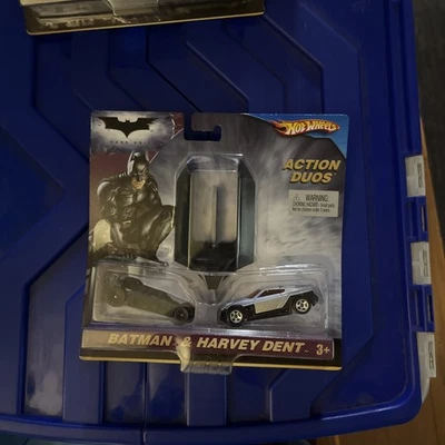 Hot Wheels Batman 2008 Action Duo Batman & Harvey Dent New! - Image 1 of 2
