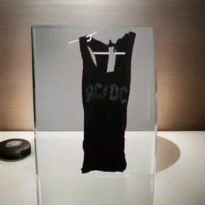 AC/DC BACK IN BLACK WOMANS LONG COVERUP TOP SIZE LARGE BY FASHION NOVA - Picture 1 of 6