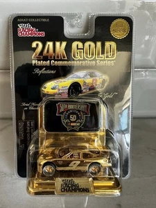 RACING CHAMPIONS 24K GOLD #9 JERRY NADEAU NASCAR 1998 VINTAGE DIE CAST CAR 1:64 - Picture 1 of 2