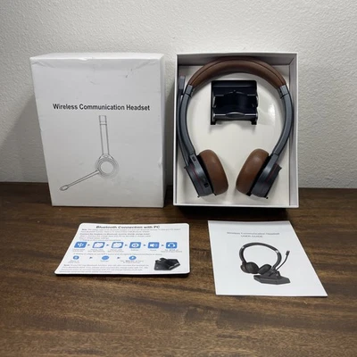 Auriculares inalámbricos Konnchueng KC891DBT con micrófono incorporado / dongle USB para PC Foto 1 de 2