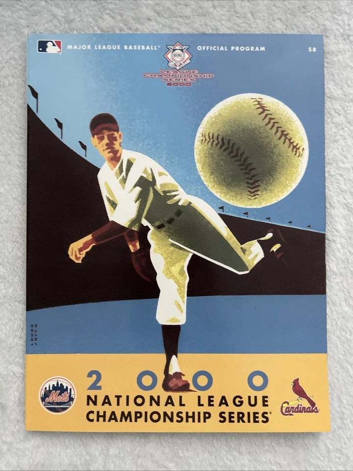 New York Mets Shea Stadium 2000 NLCS Program Scorecard vs St Louis Cardinals - Image 1 of 1