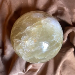 Bola de cristal amarillo natural 9+ lb cuarzo esfera citrino sanador dorado? - Imagen 1 de 4