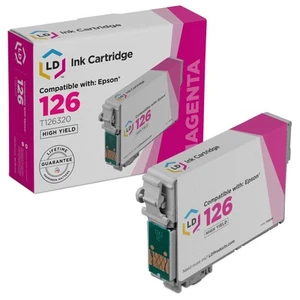 LD T126320 for Epson T126 126 Magenta Ink Cartridge WorkForce 520 60 NX430 - Picture 1 of 9