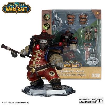 MCFARLANE TOYS McFarlane World of Warcraft Figur 15 cm: Pandaren: Monk / Rogue (Variant)