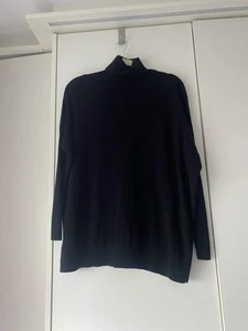 COS Pullover Rollkragen schwarz Wolle Edel Figurschmeichler L - Bild 1 von 5
