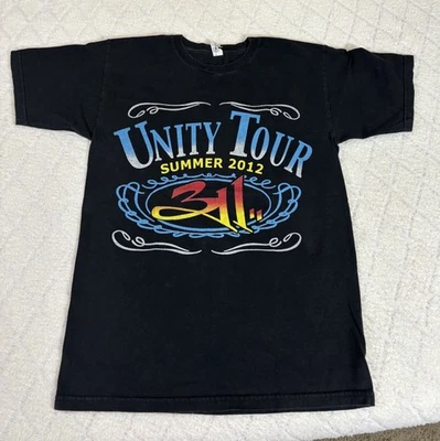 Camiseta De Colección 311 Rock Band Unity Tour 2012 Ligeramente Estúpida 2 Caras Fechas de Gira Talla S Foto 1 de 4