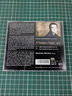 SHOSTAKOVICH: The 24 Preludes and Fugues for Piano op.87 - Melnikov - 2 CDs - Image 1 of 4