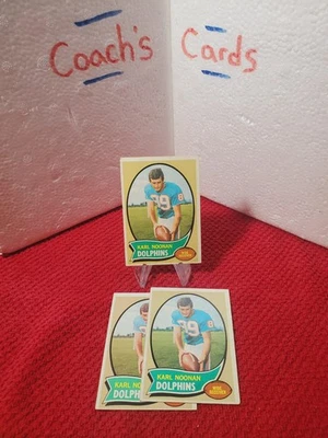 1970 Topps NFL Karl Noonan #223 Miami Dolphins  - Image 1 of 3