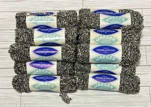100% Virgin Wool Jaeger Of England Pebblespun 16 Skeins 4oz 367yds Original Box - Picture 1 of 9