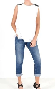 BRUNELLO CUCINELLI Seide Chiffon Bluse Top verziert Gr. XS neu mit Etikett $ 2250 - Bild 1 von 7