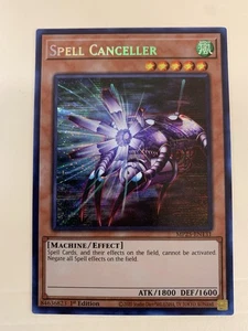 Yugioh Spell Canceller MP25-EN131 1st Edition Prismatic Secret Rare NM  - Picture 1 of 2