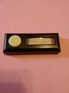 Druckknopf Klingel Bakelit Etikettenhalter Schwarz Montage Vorsprung LEGRAND  - Bild 1 von 2