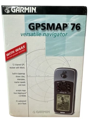 Garmin GPSMAP 76 Versatile Handheld GPS With Box & Accessories 13 Channel GPS - Image 1 of 4
