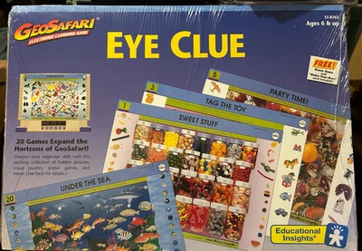 GeoSafari Electronic Learning Game - Eye Clue EI-8763 New & Sealed 1994 - Image 1 of 4
