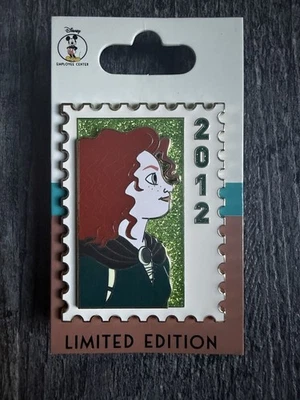 Prendedor Disney DEC D23 Día Internacional de la Mujer Princesa Estampilla Valiente Mérida LE 250 Foto 1 de 2
