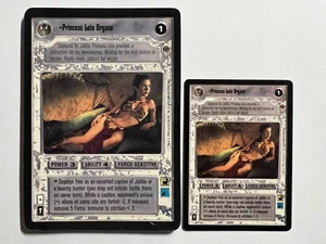 Princess Leia Organa OVERSIZED promo [Moderately Played] star wars ccg - Picture 1 of 1