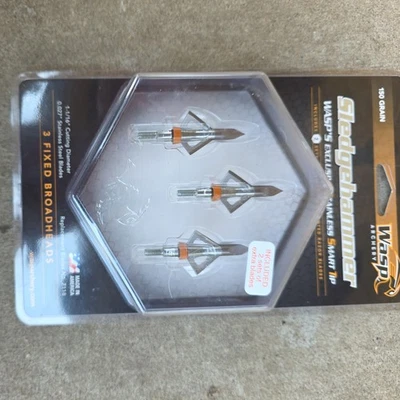 Wasp Archery SLedgehammer 150 grain SST Tip & 2 Sets of  Repl Blades - Image 1 of 3