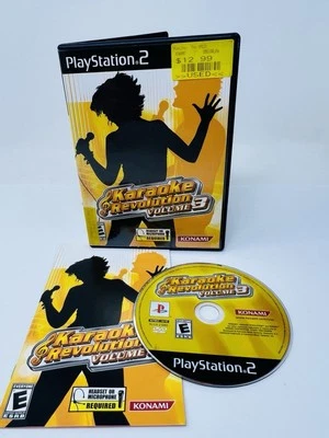 Karaoke Revolution Volume 3 PlayStation2 Video Game Sing Concert Konami Tested - Image 1 of 3