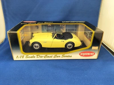 Kyosho 1/18 Austin Healey 100 Six Yellow - Image 1 of 4