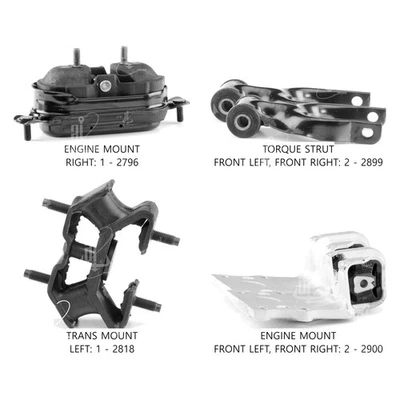For Pontiac Montana 1999-2006 Anchor 300265 Engine Mount Kit - Image 1 of 4