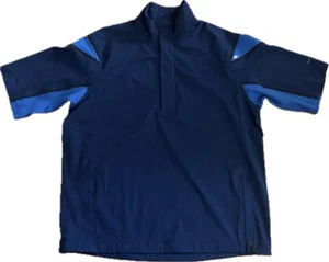 Nike Golf Storm Fit 1/4 Zip Short Sleeve Shirt Blue Men’s XL 267352-451 EUC - Picture 1 of 11
