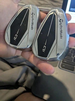 Good Left TaylorMade Qi10 wedge set. pitching,sand.kbs max mt 85 regular - Image 1 of 4