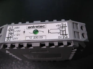 Entrelec 10-230.03 (10 230.03) Opto-Koppler Relais Schalter Reihenklemme - GEBRAUCHT - Bild 1 von 2