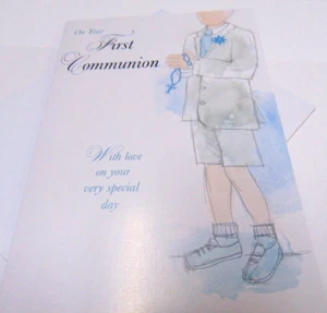 1st Communion Greetings Card........On Your First Communion - Picture 1 of 3