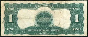 $1 1899 BLACK EAGLE ERRORS PRINTING ERROR OFF CENTER ERROR Silver Certificate - Picture 1 of 3