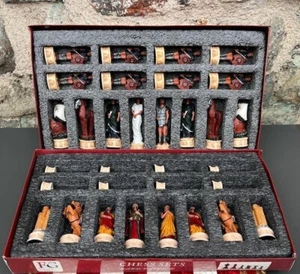 Chess Pieces Only X Large Trojan vs Spartan Hand-painted Christmas Gift 🎁 - Picture 1 of 8