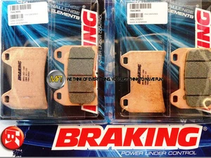 CAGIVA V-RAPTOR 650 2004 04 PASTIGLIE ANTERIORE SINTERIZZATE FRENO BRAKING CM55 - Imagen 1 de 1