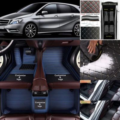 For Mercedes-Benz B-Class Custom Liners Waterproof Auto Carpets Car Floor Mats - Image 1 of 4