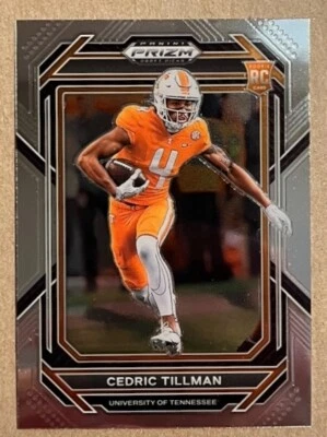 Cedric Tillman 2023 Panini Prizm Draft Picks #144 Silver RC Rookie - Image 1 of 2