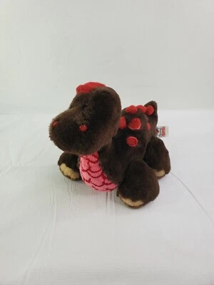 9" Webkinz HM338 Cocoa Dinosaur Ganz Stuffed Animal Plush No Codes Beanbag  - Image 1 of 4