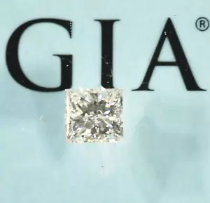 GIA Certified .41 ct H I1 Princess cut Rectangle Mod. Bril Natural Loose Diamond - Picture 1 of 8
