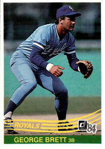 1984 Donruss George Brett #53 Kansas City Royals HOF - Free Shipping