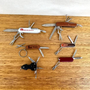 6x Bulk Bundle Lot Multitool Folding Pocket Knives Camping Swiss Army Knife - Picture 1 of 6