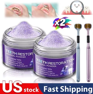 Dental Restoration Mineral Powder, Mineral Tooth Powder, Teeth Whitening HOT US~ - Picture 1 of 20