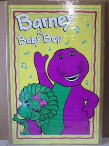 Barney & Baby Bop dinosaur Poster original 1992 22157 - Picture 1 of 6