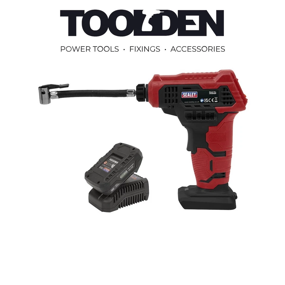 Sealey CP20VAPKIT1 Cordless Air Pump Kit 20V 2Ah - Image 1 of 1