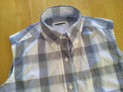 Nuevo sin etiquetas Thom Browne para mujer a cuadros sin mangas con botones varias tallas precio de venta sugerido por el fabricante 330 USD Foto 1 de 4