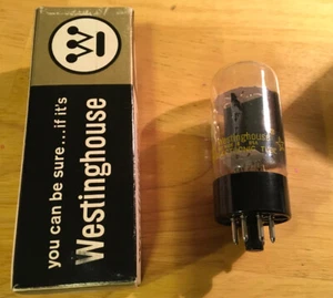 Tubo electrónico Westinghouse 12AV5GA de lote antiguo - Imagen 1 de 3